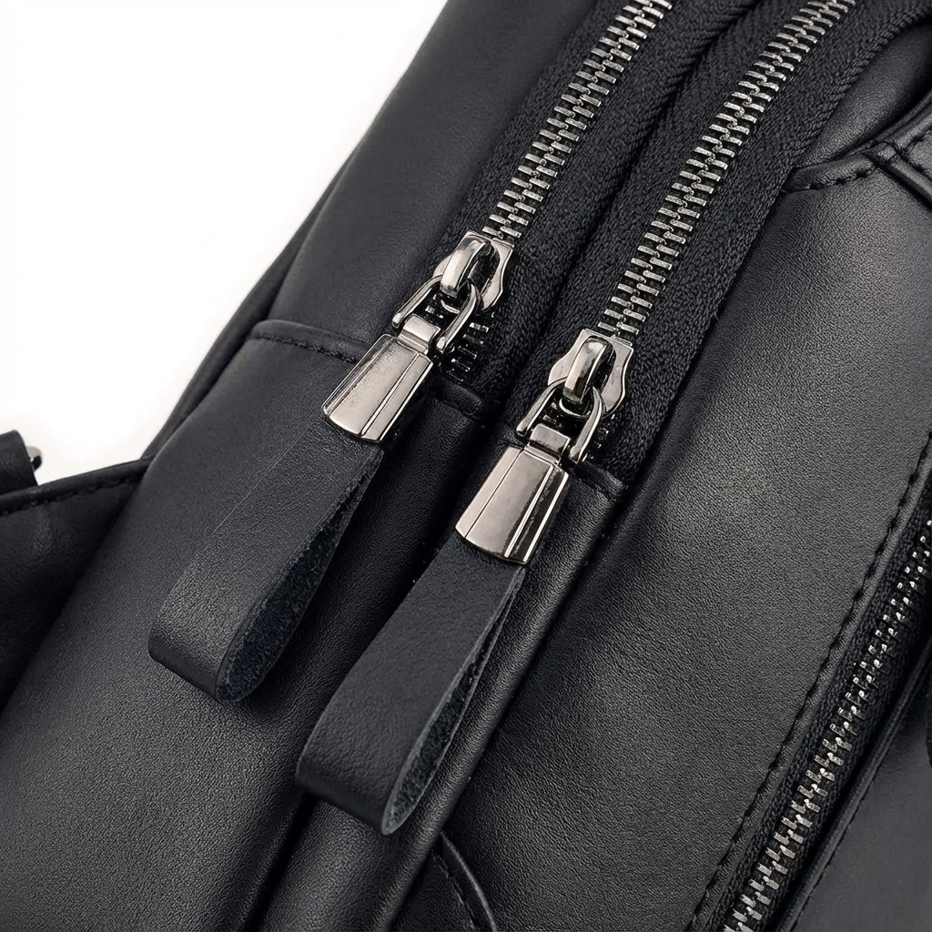 Men's Leather Sling Bag – Compact Travel Carry