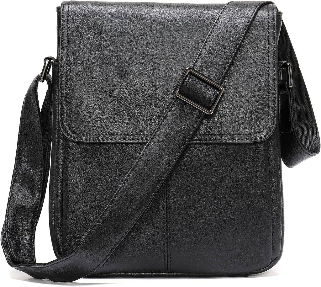 Men's Full-Grain Leather Sling Bag – Refined Business Carry