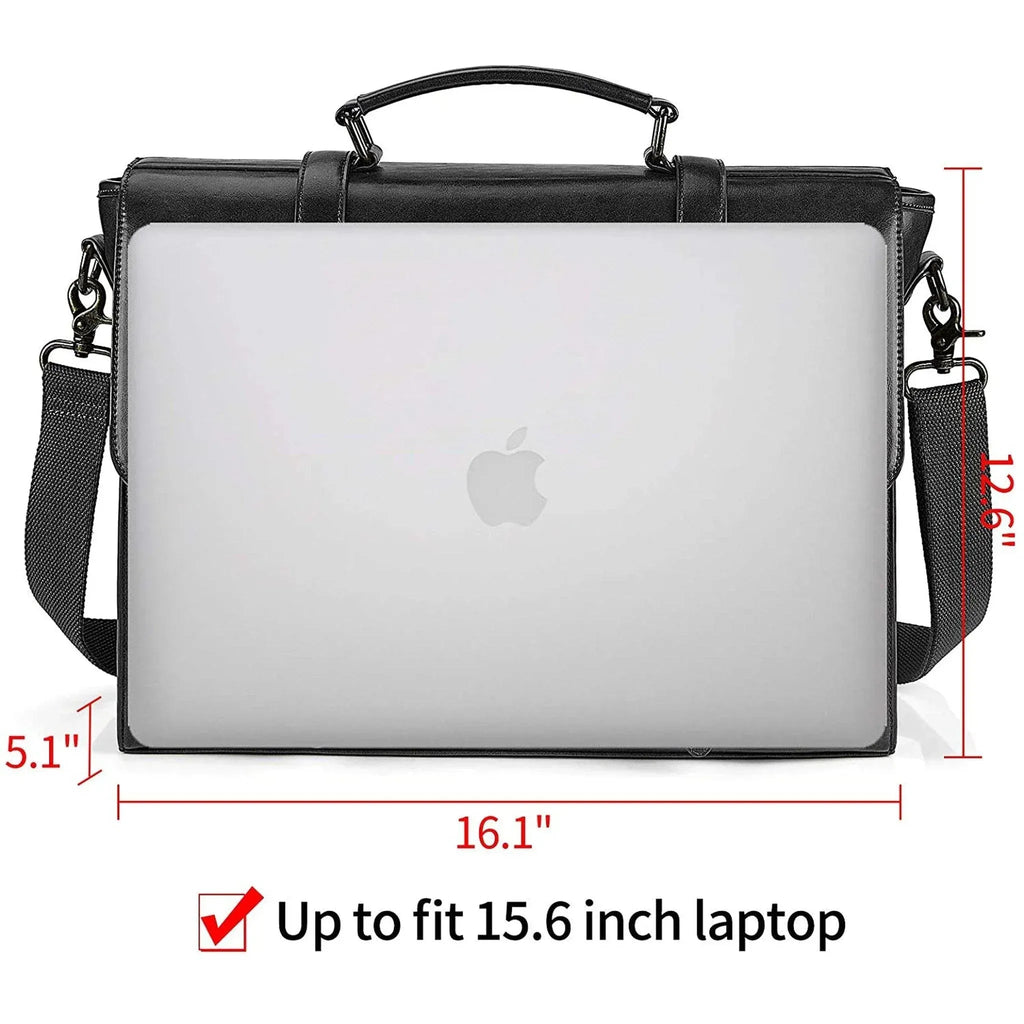 Men's Leather Messenger Bag – Professional Laptop Carry